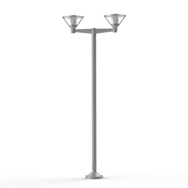 2-flammig seidengrau